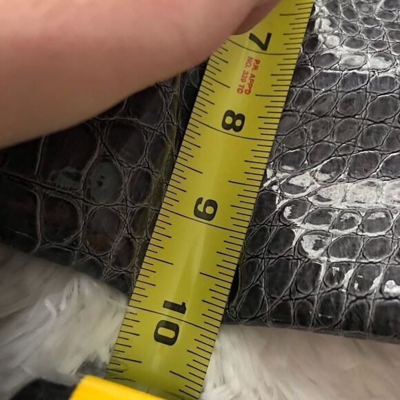 Purple And gray shiny handbag - Picture 6 of 9